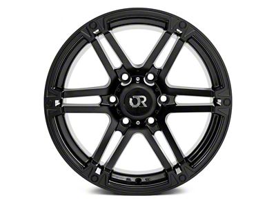 RTX Offroad Wheels Slate Satin Black 6-Lug Wheel; 17x8; 25mm Offset (07-13 Silverado 1500)