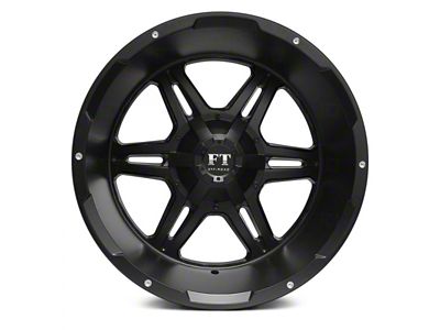 Full Throttle Off Road FT3 Satin Black 6-Lug Wheel; 20x12; -44mm Offset (23-24 Colorado)