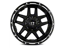 Full Throttle Off Road FT6 Satin Black Machined Undercut 6-Lug Wheel; 20x10; -24mm Offset (23-24 Colorado)