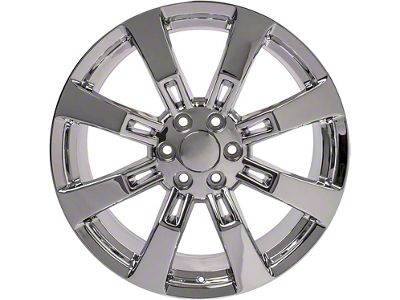 CA82 Chrome 6-Lug Wheel; 22x9; 31mm Offset (07-14 Yukon)