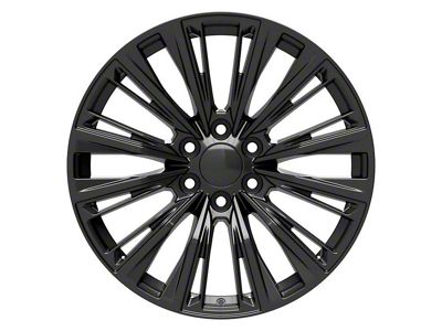 CA93 Gloss Black 6-Lug Wheel; 22x9; 28mm Offset (15-20 Yukon)
