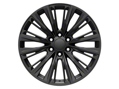 CA93 Satin Black 6-Lug Wheel; 22x9; 28mm Offset (21-24 Yukon)