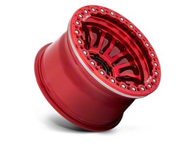 Fuel Wheels Rincon Beadlock Candy Red 6-Lug Wheel; 17x9; -38mm Offset (19-23 Ranger)