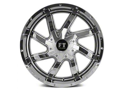 Full Throttle Off Road FT1 Chrome 6-Lug Wheel; 17x9; 0mm Offset (97-04 Dakota)