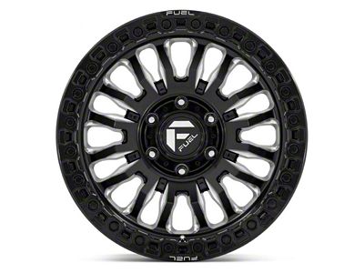 Fuel Wheels Rincon Gloss Black Milled 6-Lug Wheel; 20x9; 1mm Offset (99-06 Sierra 1500)