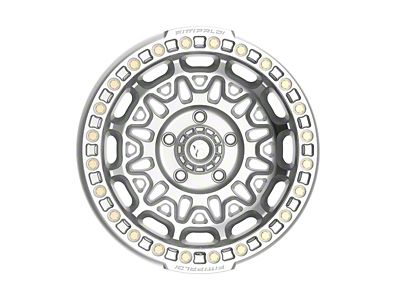 Fittipaldi Offroad FB150 Machined Silver 6-Lug Wheel; 17x9; -15mm Offset (2024 Ranger)