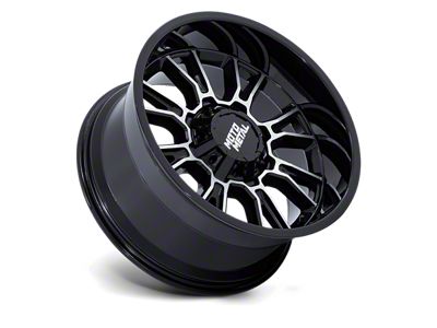 Moto Metal Legacy Gloss Black Machined 6-Lug Wheel; 18x9; 1mm Offset (15-20 F-150)