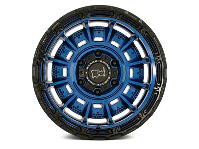 Black Rhino Legion Cobalt Blue with Black Lip 6-Lug Wheel; 17x9; 0mm Offset (19-23 Ranger)