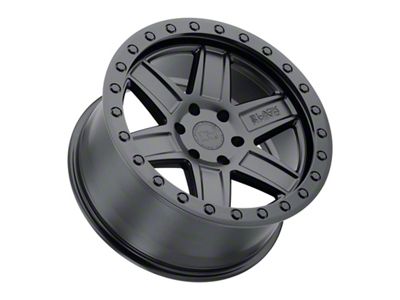 Black Rhino Attica Matte Black 6-Lug Wheel; 20x9.5; 12mm Offset (19-24 Sierra 1500)