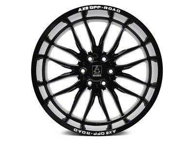 Axe Wheels Hades Gloss Black Milled 6-Lug Wheel; 20x9.5; 15mm Offset (14-18 Silverado 1500)