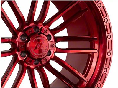 Axe Wheels Icarus Candy Red 6-Lug Wheel; 20x10; -19mm Offset (19-24 Silverado 1500)