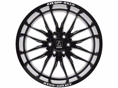 Axe Wheels Hades Gloss Black Milled 6-Lug Wheel; 20x10; -19mm Offset (07-13 Silverado 1500)