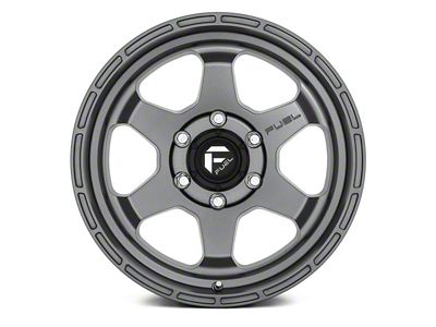 Fuel Wheels Shok Matte Anthracite 6-Lug Wheel; 18x9; 20mm Offset (07-14 Yukon)