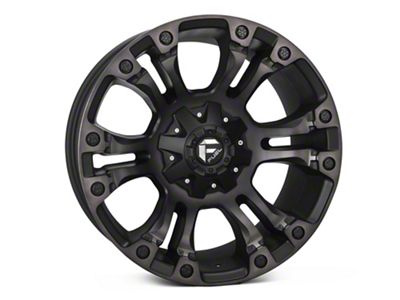 Fuel Wheels Vapor Matte Black Double Dark Tint 6-Lug Wheel; 17x10; -18mm Offset (15-20 Tahoe)