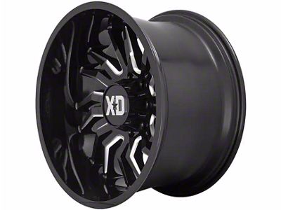 XD Tension Gloss Black Milled 6-Lug Wheel; 20x10; -18mm Offset (19-24 RAM 1500)