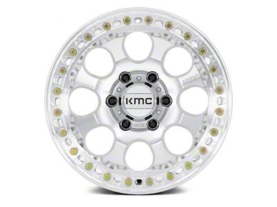 KMC Riot Beadlock Machined 6-Lug Wheel; 17x9; -38mm Offset (23-24 Canyon)