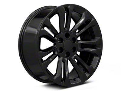 Performance Replicas PR205 Gloss Black 6-Lug Wheel; 22x9; 24mm Offset (21-24 Tahoe)