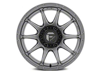 Fuel Wheels Variant Matte Gunmetal 6-Lug Wheel; 17x9; 1mm Offset (2024 Ranger)