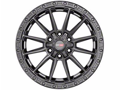 Vortek Off-Road VRT-601 Matte Black 6-Lug Wheel; 22x10; -24mm Offset (19-24 Sierra 1500)