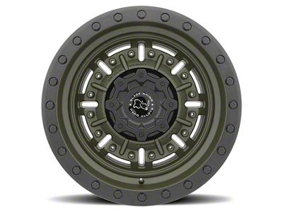 Black Rhino Abrams Olive Drab Green 6-Lug Wheel; 18x9.5; 12mm Offset (21-24 Tahoe)