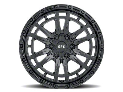 G-FX TR-24 Matte Black 6-Lug Wheel; 18x9; 12mm Offset (23-24 Colorado)