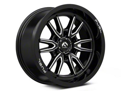 Fuel Wheels Clash Gloss Black Milled 6-Lug Wheel; 17x9; 1mm Offset (2024 Ranger)