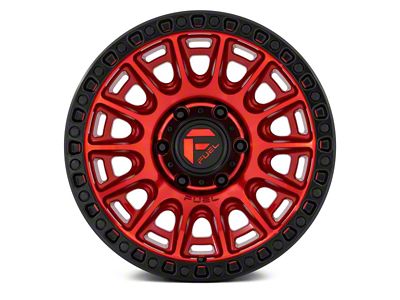 Fuel Wheels Cycle Candy Red 6-Lug Wheel; 17x8.5; 25mm Offset (19-23 Ranger)