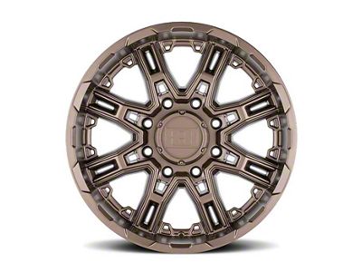 Level 8 Wheels Slingshot Matte Bronze 6-Lug Wheel; 17x8.5; 10mm Offset (07-14 Yukon)