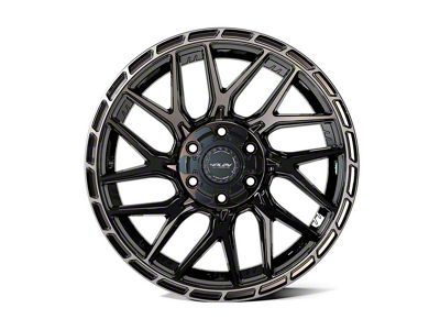 4Play Sport2.0 4PS28 Matte Black 6-Lug Wheel; 18x9; 18mm Offset (19-24 Sierra 1500)