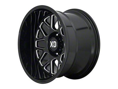 XD Grenade 2 Gloss Black Milled 6-Lug Wheel; 18x9; 18mm Offset (23-24 Colorado)