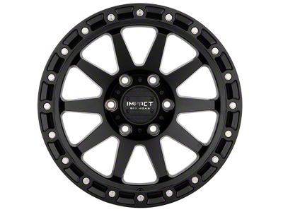 Impact Wheels 882 Satin Black 6-Lug Wheel; 17x9; 0mm Offset (23-24 Canyon)