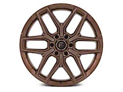 Fuel Wheels Fusion Forged Flux Platinum Bronze 6-Lug Wheel; 17x9; 1mm Offset (23-24 Colorado)