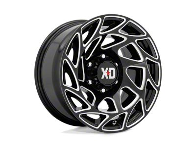 XD Onslaught Gloss Black Milled 6-Lug Wheel; 20x10; -18mm Offset (07-13 Sierra 1500)