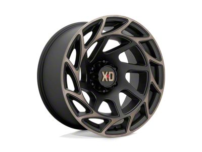 XD Onslaught Satin Black with Bronze Tint 6-Lug Wheel; 20x10; -18mm Offset (19-24 RAM 1500)