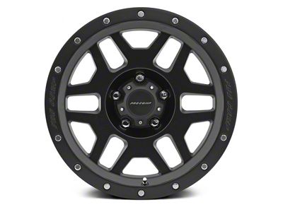 Pro Comp Wheels Phaser Satin Black 6-Lug Wheel; 20x9; -12mm Offset (21-24 Yukon)