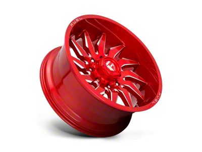 Fuel Wheels Saber Candy Red Milled 6-Lug Wheel; 22x10; -18mm Offset (99-06 Sierra 1500)