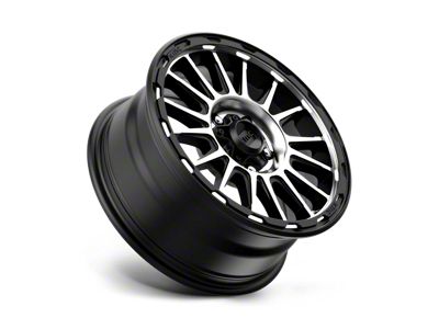 KMC Impact Satin Black Machined 6-Lug Wheel; 17x8.5; 0mm Offset (23-24 Canyon)