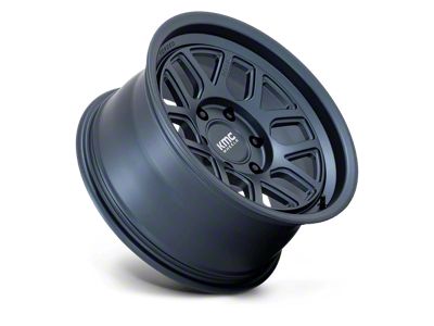 KMC Mesa Forged Monoblock Metallic Blue 6-Lug Wheel; 17x8.5; -10mm Offset (14-18 Silverado 1500)