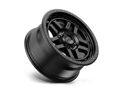 KMC Recon Satin Black 6-Lug Wheel; 17x9; -12mm Offset (23-24 Canyon)