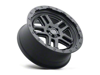 Black Rhino Barstow Textured Matte Black 6-Lug Wheel; 20x9.5; 12mm Offset (07-14 Yukon)