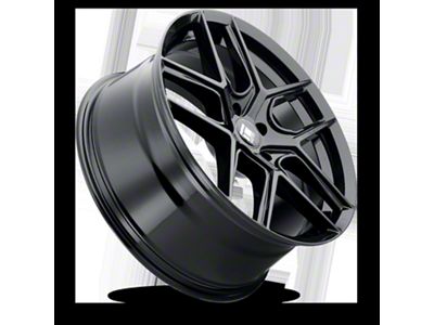 Touren TR79 Gloss Black 6-Lug Wheel; 18x8.5; 30mm Offset (07-13 Sierra 1500)