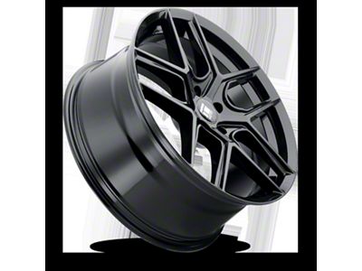 Touren TR79 Gloss Black 6-Lug Wheel; 18x8.5; 30mm Offset (99-06 Sierra 1500)