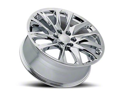 Escalade 12-Spoke Replica Chrome 6-Lug Wheel; 20x9; 28mm Offset (14-18 Silverado 1500)