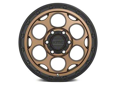 KMC Dirty Harry Matte Bronze with Black Lip 6-Lug Wheel; 18x8.5; 18mm Offset (23-24 Canyon)