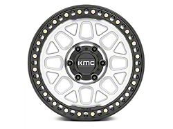 KMC GRS Machined with Satin Black Lip 6-Lug Wheel; 18x8.5; 0mm Offset (21-24 Tahoe)