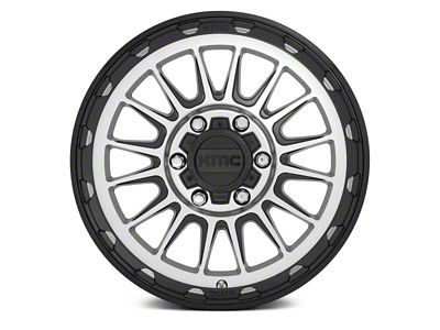 KMC Impact Satin Black Machined 6-Lug Wheel; 18x9; 0mm Offset (21-24 Yukon)