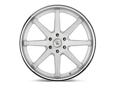 Asanti Kaiser Brushed Silver Chrome Lip 6-Lug Wheel; 22x9.5; 30mm Offset (99-06 Sierra 1500)