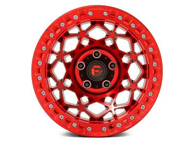 Fuel Wheels Unit Beadlock Candy Red 6-Lug Wheel; 17x9; -15mm Offset (2024 Ranger)