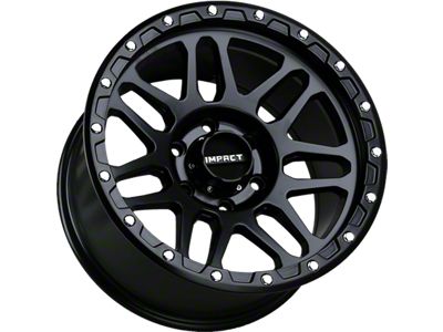 Impact Wheels 883 Satin Black 6-Lug Wheel; 17x9; -12mm Offset (14-18 Silverado 1500)