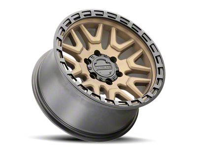 Raceline Krank Bronze 6-Lug Wheel; 17x9; -12mm Offset (14-18 Silverado 1500)